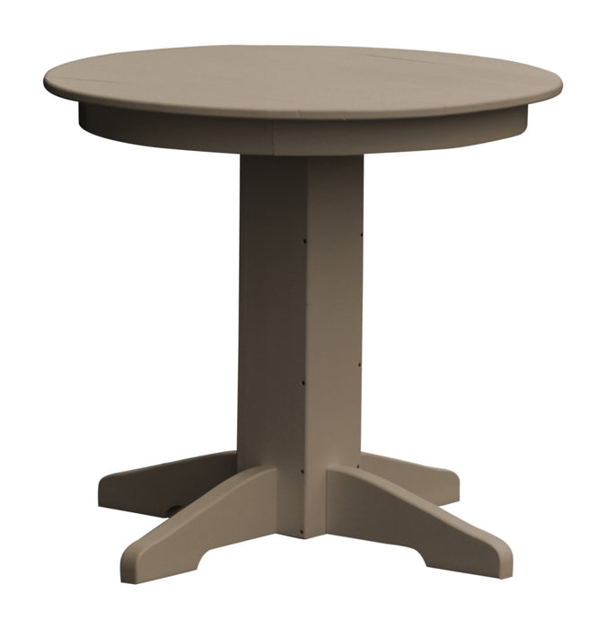 A&L Furniture Co. Round Amish-Made Poly Dining Tables