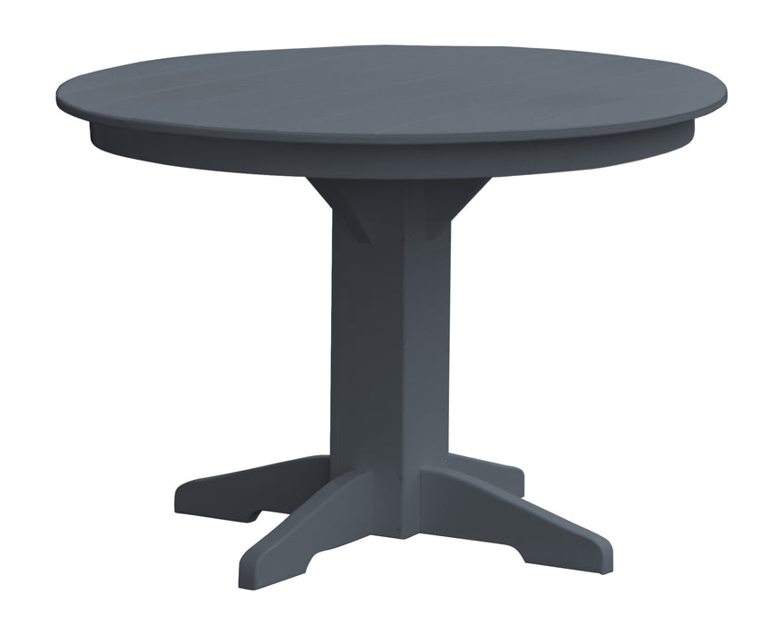 A&L Furniture Co. Round Amish-Made Poly Dining Tables