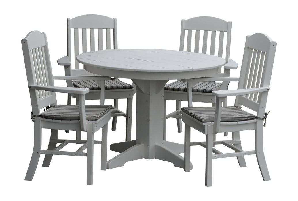 A&L Furniture Co. Amish-Made Poly 5pc Classic Dining Sets