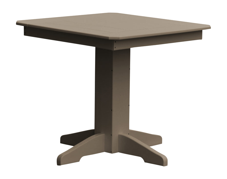 A&L Furniture Co. Square Amish-Made Poly Dining Tables