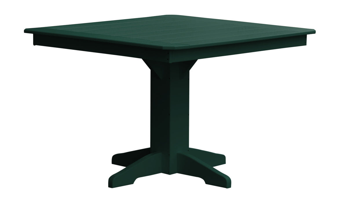 A&L Furniture Co. Square Amish-Made Poly Dining Tables