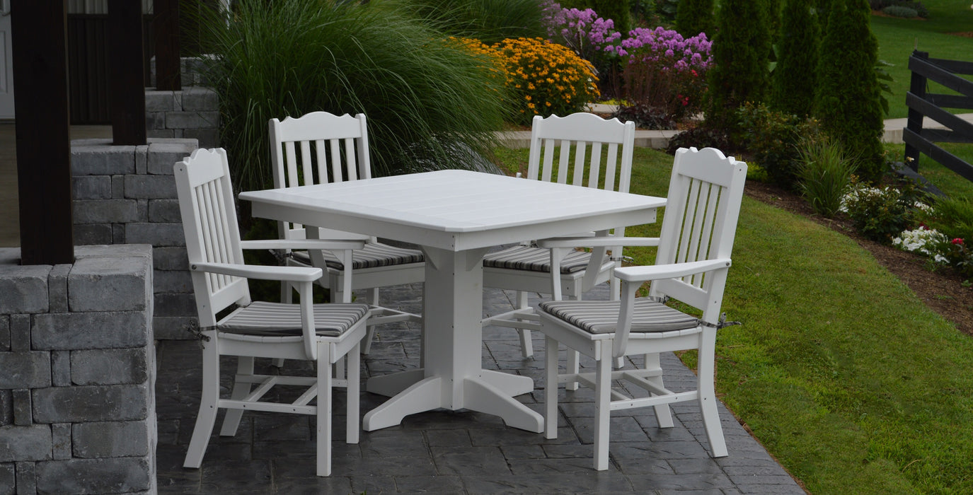 A&L Furniture Co. Amish-Made Poly 5pc Royal Dining Sets