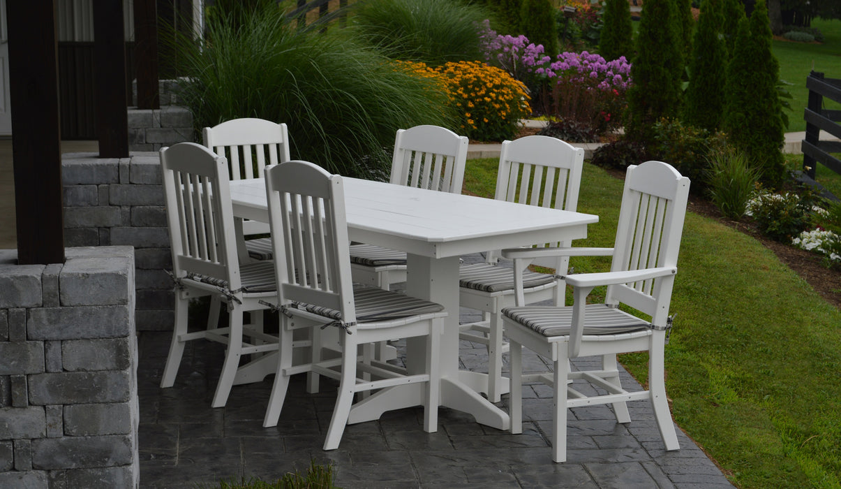 A&L Furniture Co. Amish-Made Poly 7pc Classic Dining Sets