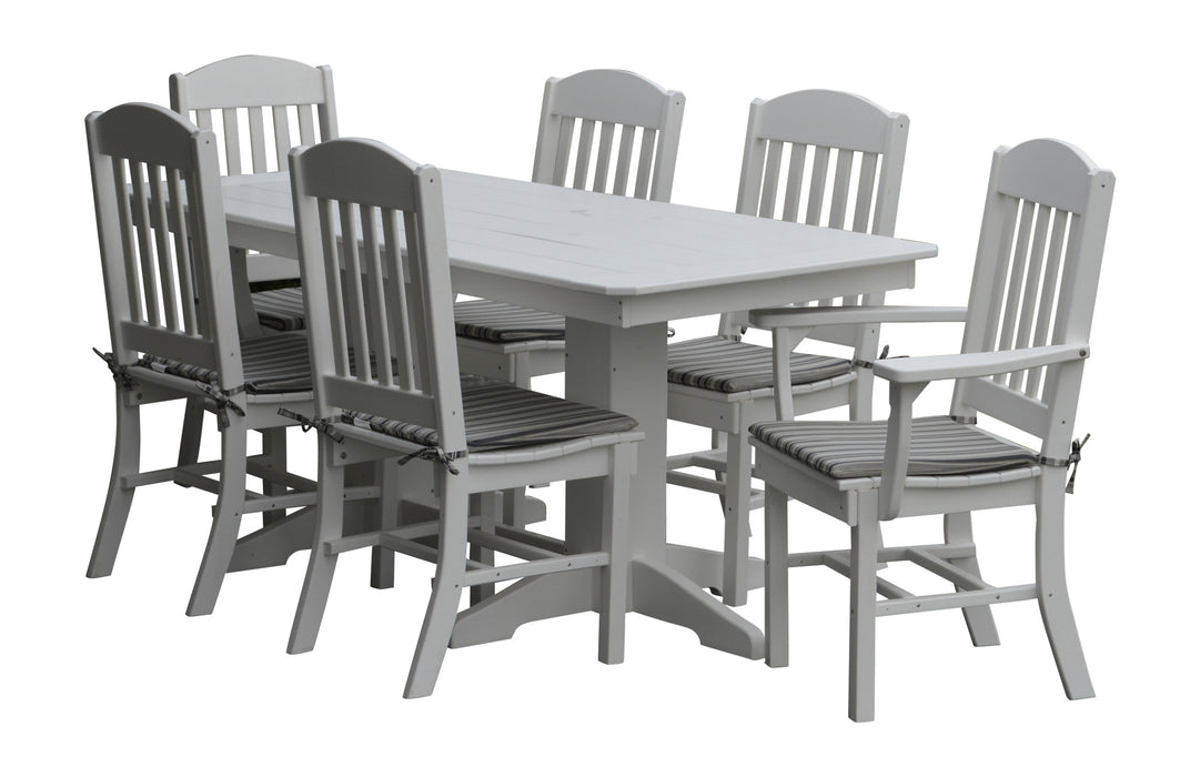 A&L Furniture Co. Amish-Made Poly 7pc Classic Dining Sets