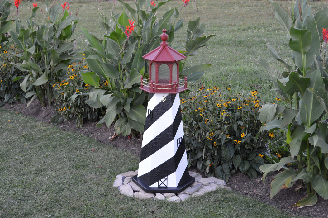 Hexagonal Amish-Made Wooden St. Augustine, FL Replica Lighthouses