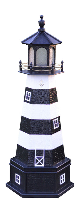 Hexagonal Amish-Made Wooden Cape Canaveral, FL Replica Lighthouses