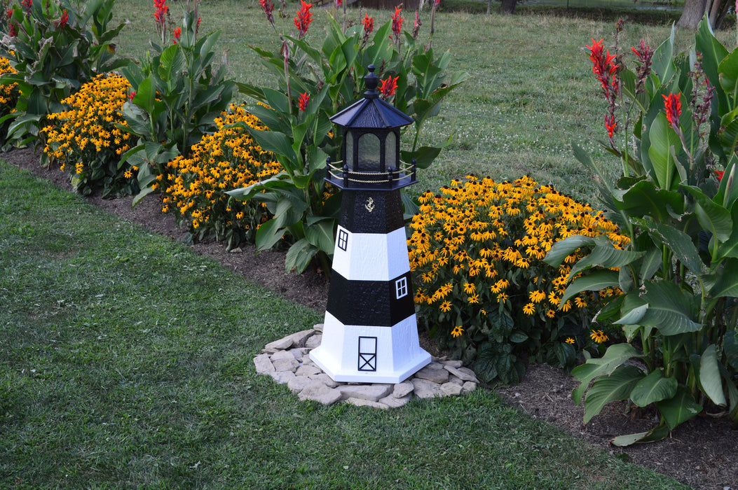 Hexagonal Amish-Made Wooden Fire Island, NY Replica Lighthouses