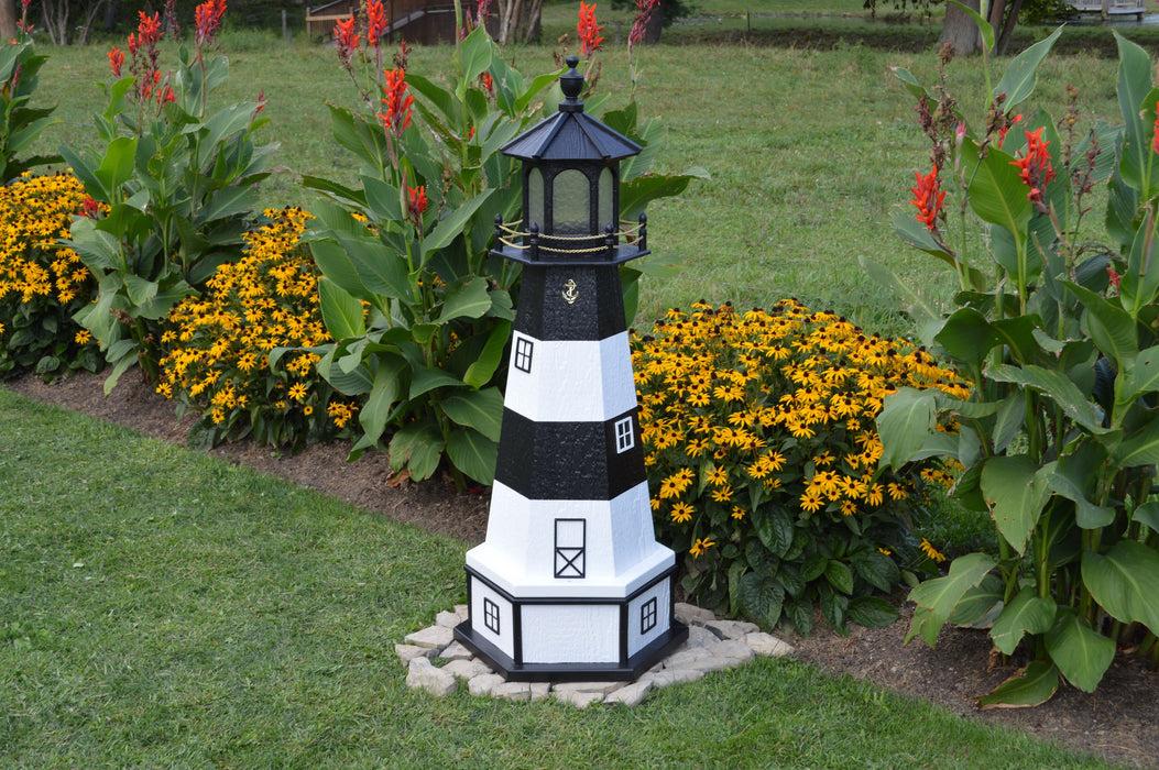 Hexagonal Amish-Made Wooden Fire Island, NY Replica Lighthouses