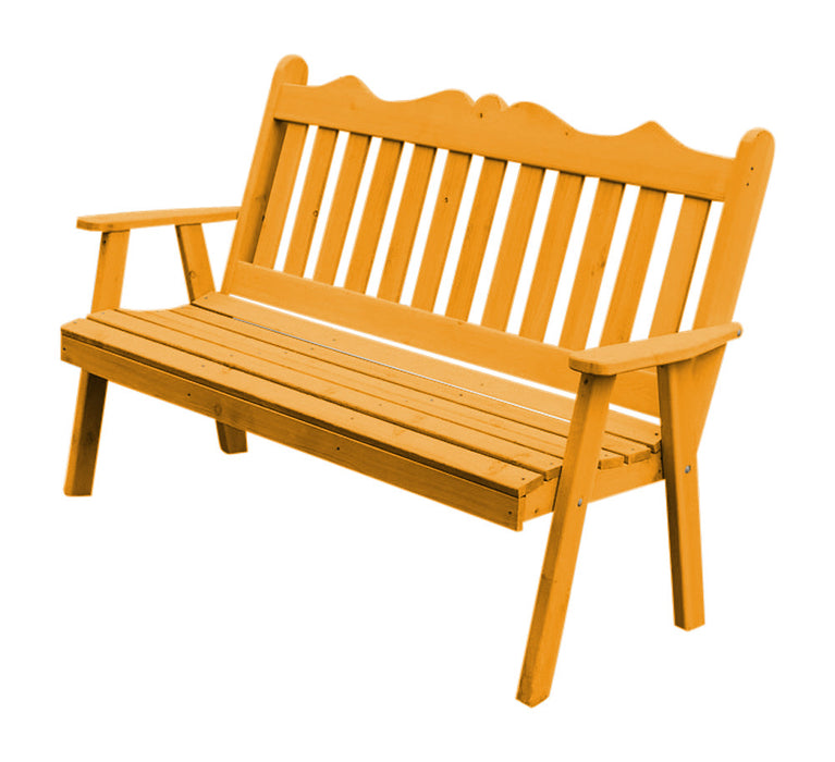 A&L Furniture Co. Amish-Made Cedar Royal English Garden Benches