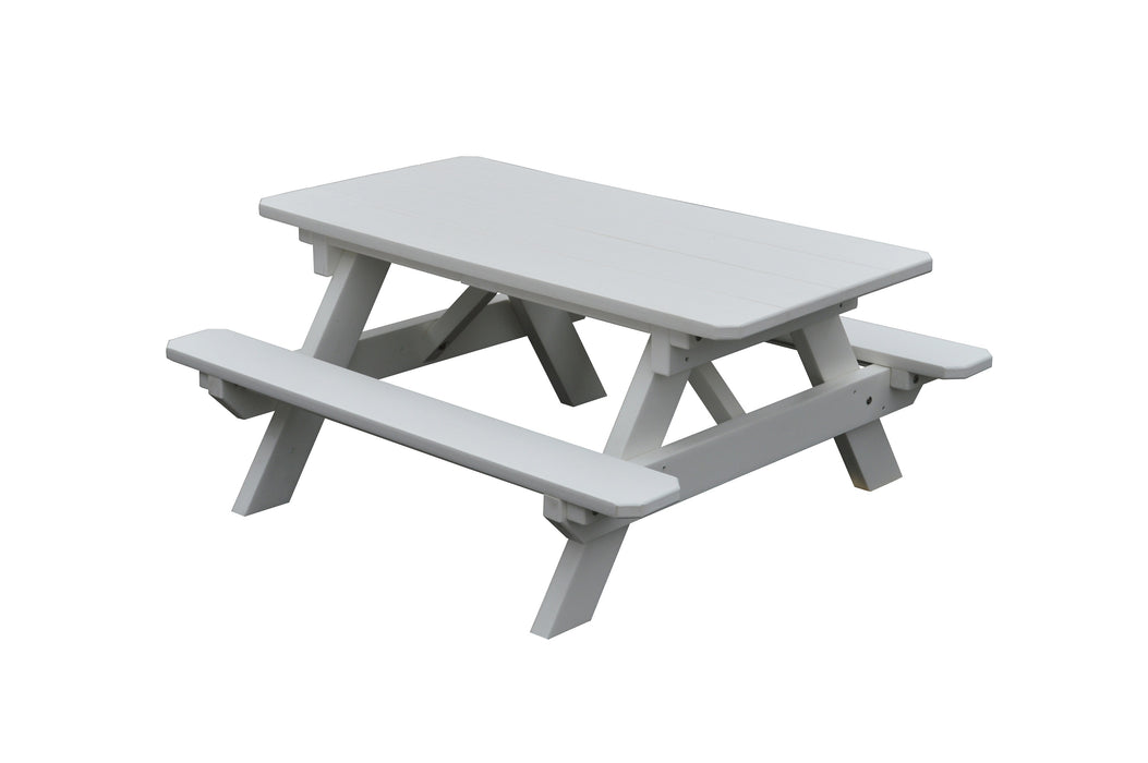 A&L Furniture Co. Amish-Made Poly Kids Picnic Table