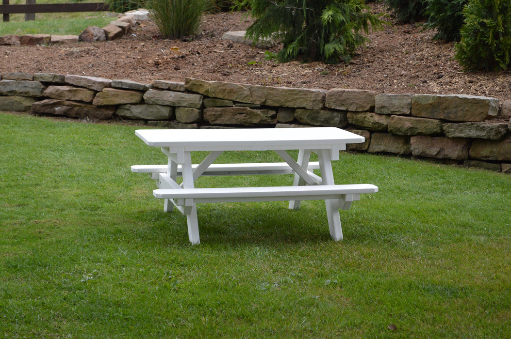 A&L Furniture Co. Amish-Made Poly Kids Picnic Table