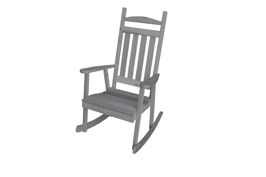 A&L Furniture Co. Amish-Made Cedar Classic Porch Rocker