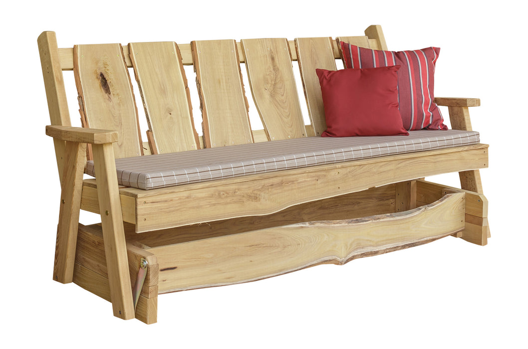 A&L Furniture Co. Blue Mountain Collection Timberland Glider Benches