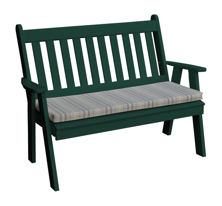 A&L Furniture Co. Amish-Made Poly Traditional English Garden Benches