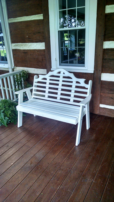 A&L Furniture Co. Amish-Made Poly Marlboro Garden Benches