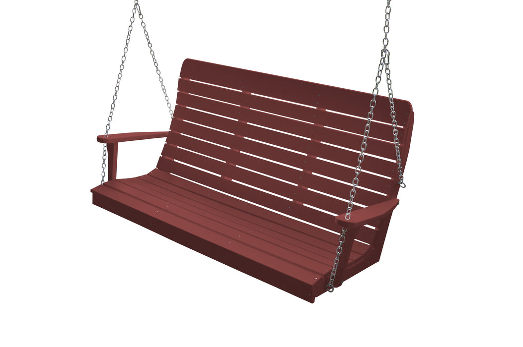 A&L Furniture Co. Amish-Made Poly Winston Porch Swings