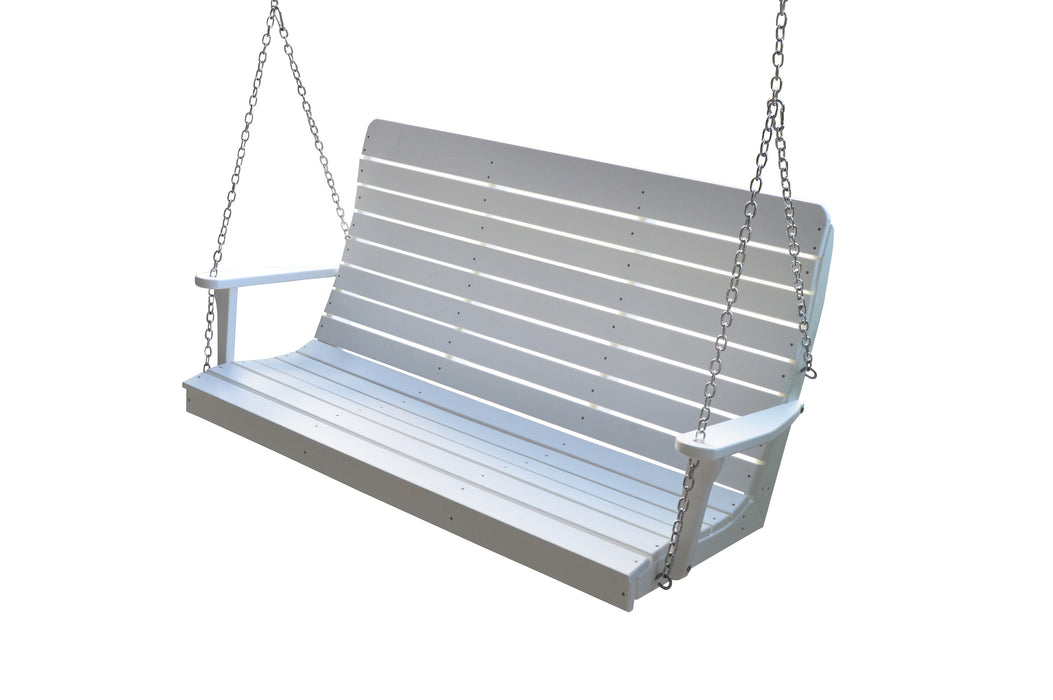 A&L Furniture Co. Amish-Made Poly Winston Porch Swings