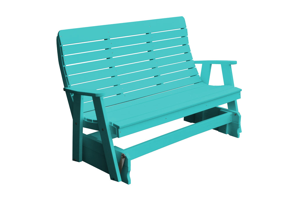 A&L Furniture Co. Amish-Made Poly Winston Glider Benches