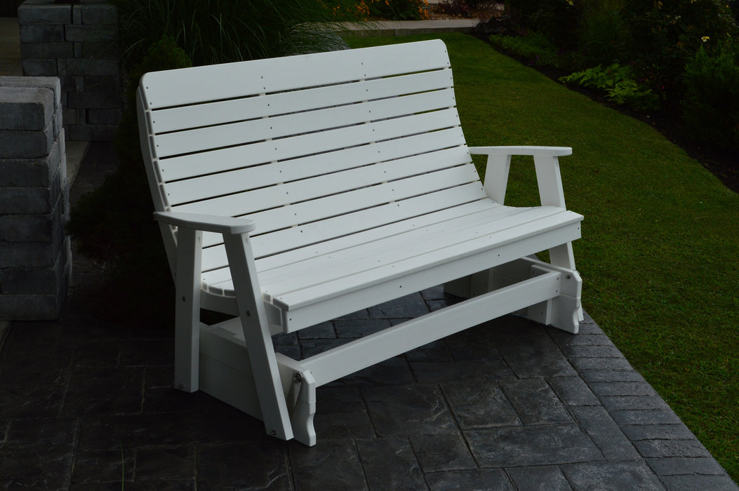 A&L Furniture Co. Amish-Made Poly Winston Glider Benches