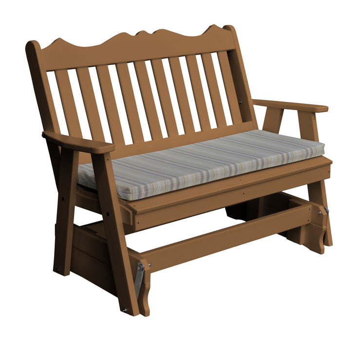 A&L Furniture Co. Amish-Made Poly Royal English Glider Benches