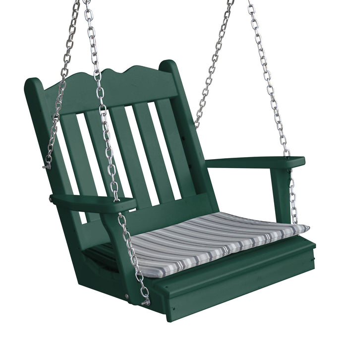 A&L Furniture Co. Amish-Made Poly Royal English Chair Swing