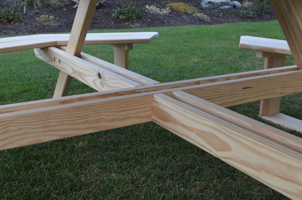 A&L Furniture Co. 54" Amish-Made Octagonal Cedar Walk-In Picnic Tables